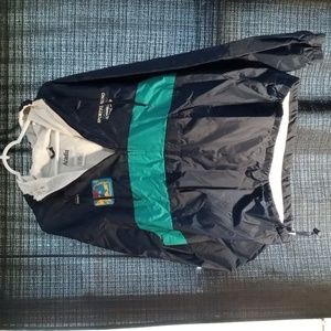 Acadia Cape cod sports hooded fishing rain jacket wind breaker size L